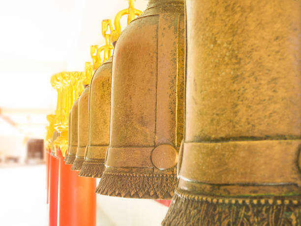 istock Bells of buddhism in monastery at thailand. 1300126076