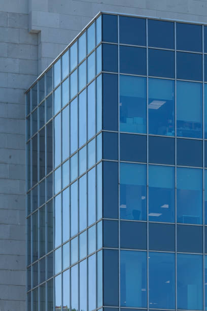 istock Close-up of an anonymous office building, Spain. 1300135232