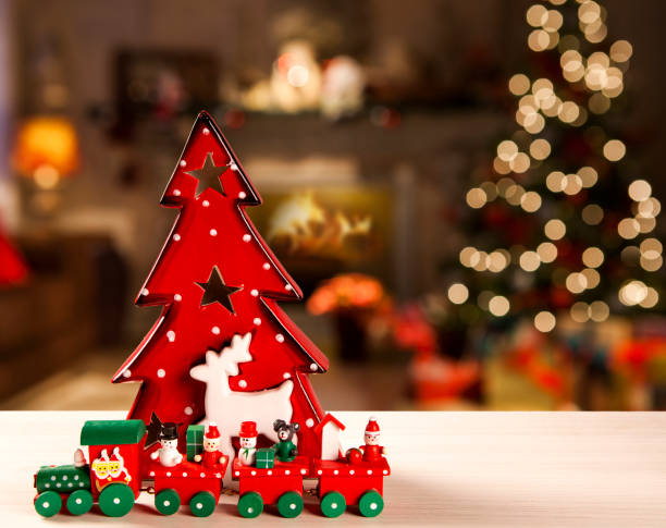 istock christmas red tree decoration. Christmas Blurry. 1300137227