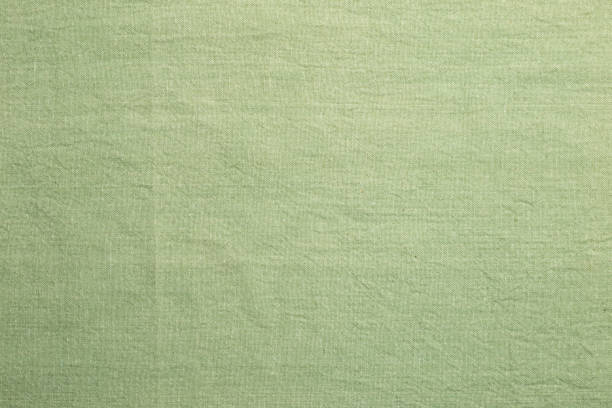 Natural green fabric texture background stock photo