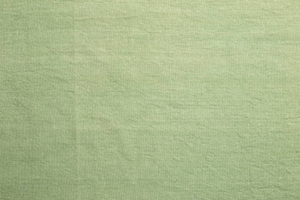 natural green fabric texture background - tablecloth imagens e fotografias de stock