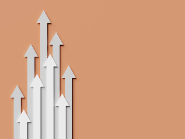 istock Leadership concept. Arrows of different lengths 1300139157