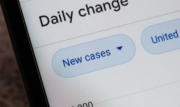 istock COVID-19 on a smartphone screen 1300139353