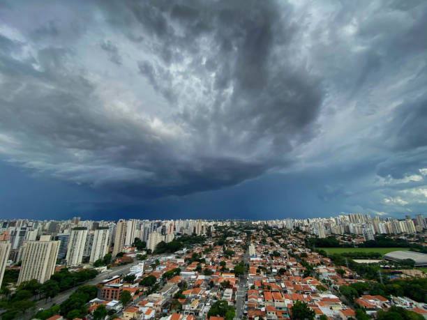 istock Storm in the big city. 1300140648