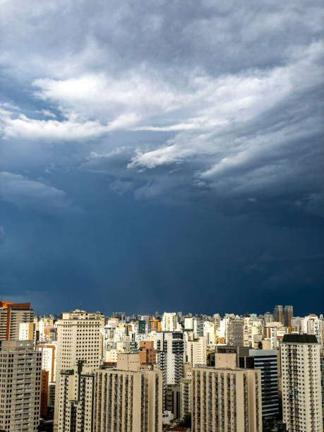 istock Storm in the big city. 1300140654