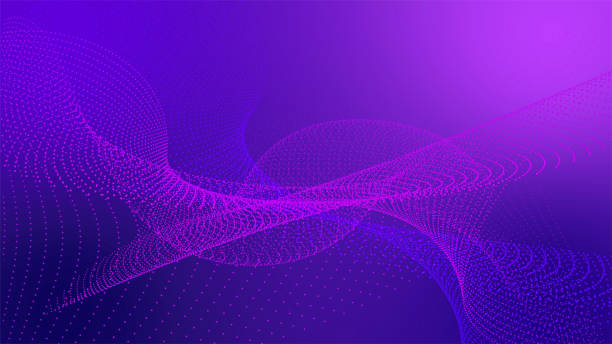 purple gradient - abstract dot cg glitter background - disco ball fotos imagens e fotografias de stock