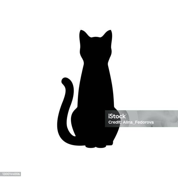 白い背景に黒猫のシルエット - 飼い猫のベクターアート素材や画像を多数ご用意 - 飼い猫, 野生のネコ科動物, シルエット