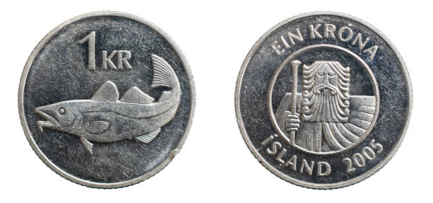 istock 1 icelandic krona coin isolated on white background 1300153244