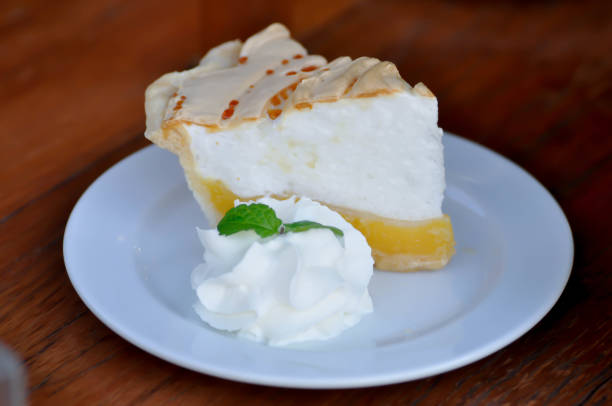 istock lemon cake or lemon tart or lemon meringue cake, 1300155487