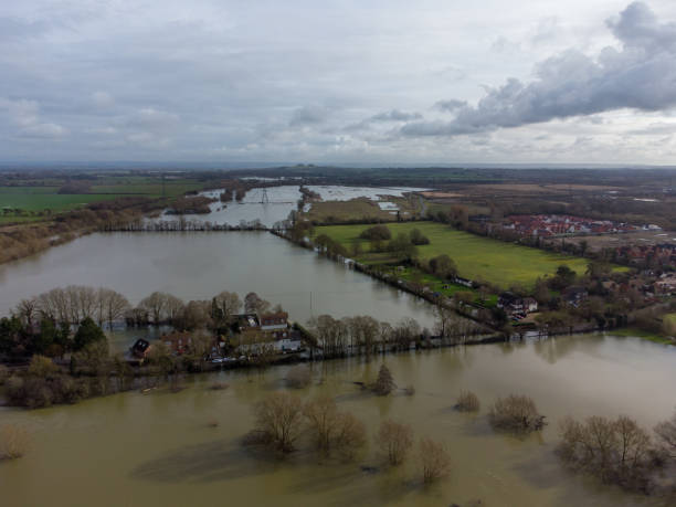 istock Flooding at Abingdon-on-Thames, Oxfordshire 1300163481