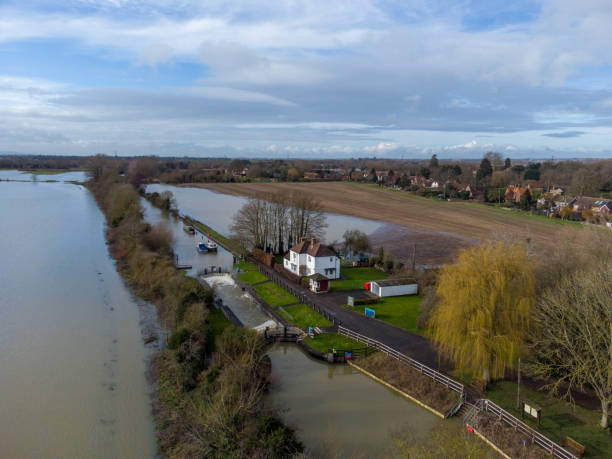 istock Flooding at Abingdon-on-Thames, Oxfordshire 1300163663