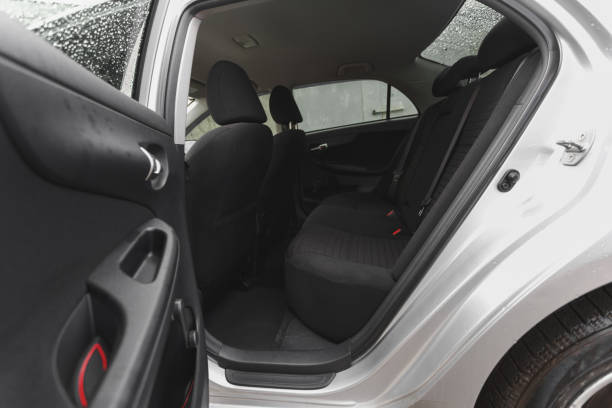 istock Car interior, part of back seats, close 1300163773