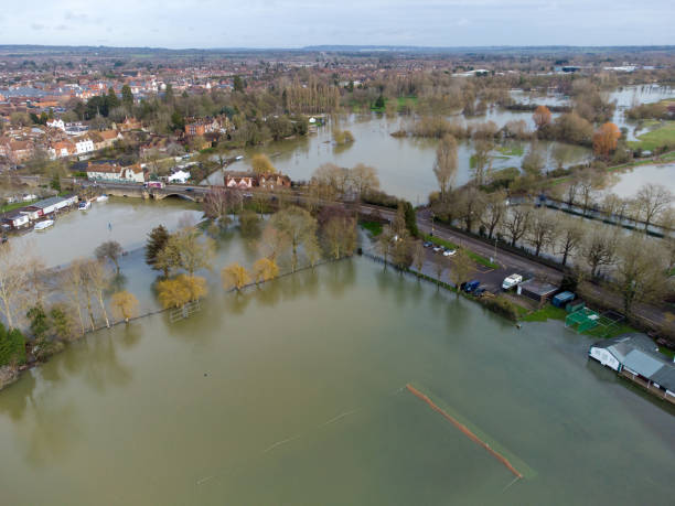 istock Flooding at Abingdon-on-Thames, Oxfordshire 1300164371