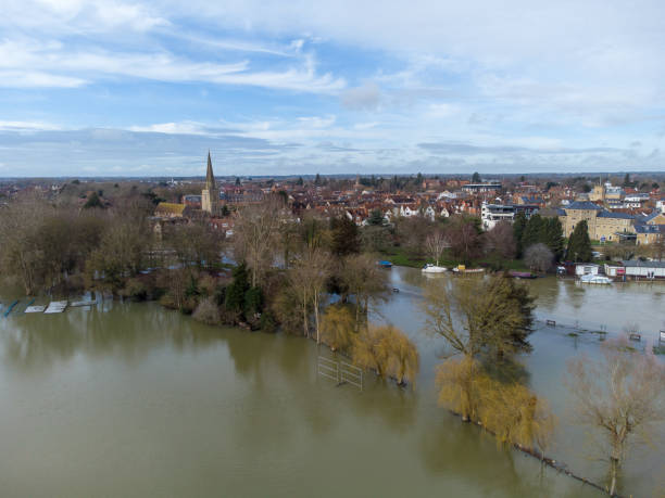 istock Flooding at Abingdon-on-Thames, Oxfordshire 1300164716