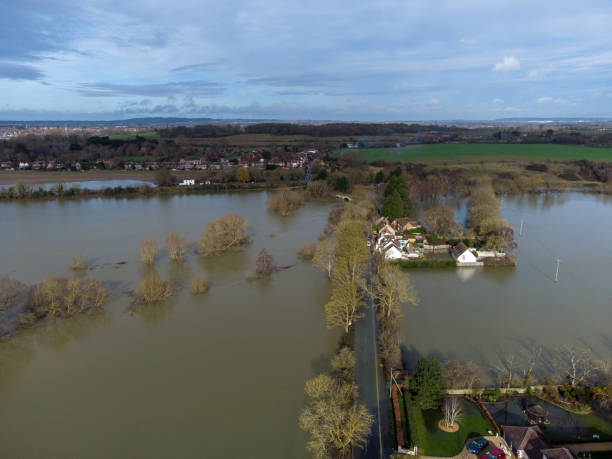 istock Flooding at Abingdon-on-Thames, Oxfordshire 1300165131