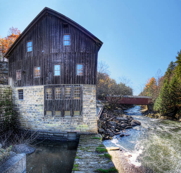 Abandoned Paper Mill in Rock City Falls, NY