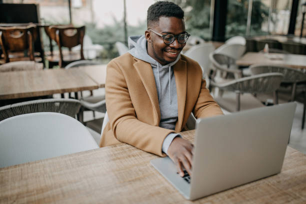 istock Young freelancer working in the coffee shop 1300165877