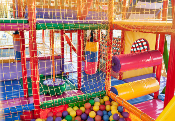 istock Playground with colorful mats 1300166061