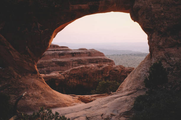 istock Peeking through Partition Arch at Daybreak 1300173642