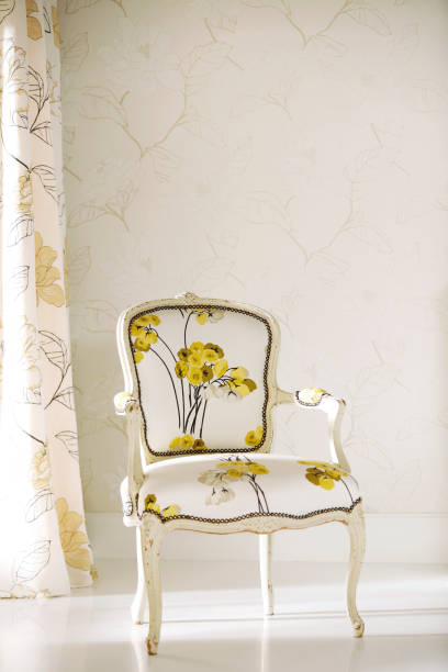 istock Old fashioned arm chair in living room 1300175932