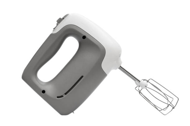 istock Electric kitchen mixer isolated on white. 1300177593