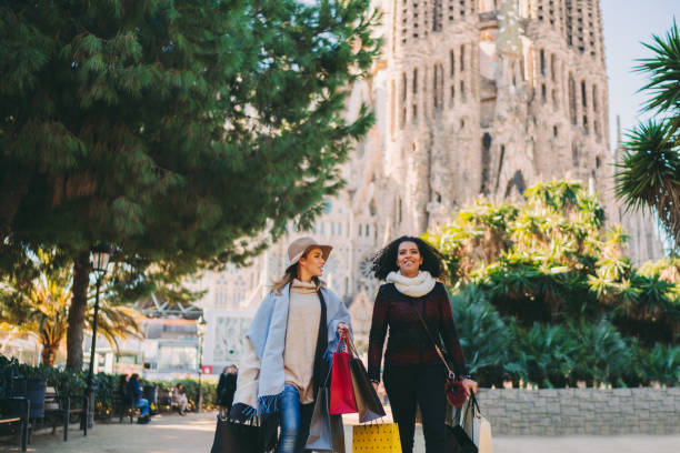 istock Shopping in Barcelona 1300179132