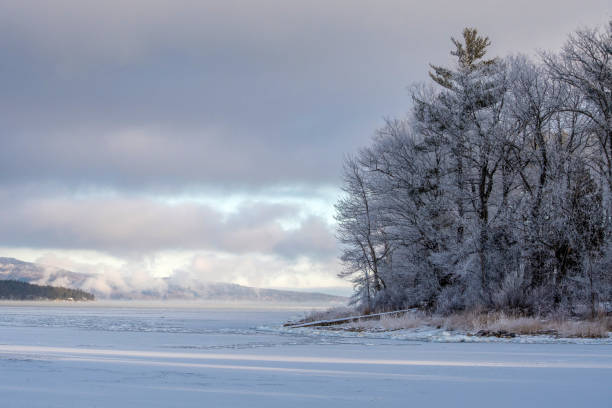 istock Early morning winter scene 1300179210