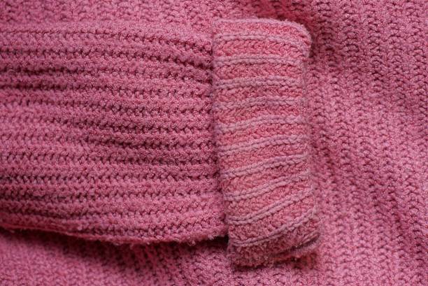 istock red fabric texture from a piece of crumpled wool sweater 1300180813