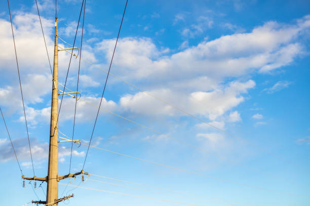 istock High Voltage Energy Source Power Poles and Power Lines Photo Series 1300181615