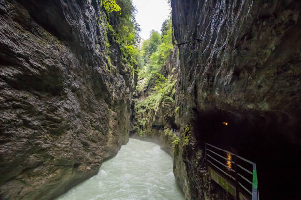 istock Glacier gorge in Swiss Alps 1300181744