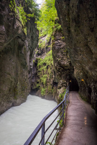 istock Glacier gorge in Swiss Alps 1300181769