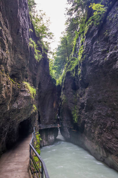 istock Glacier gorge in Swiss Alps 1300181804
