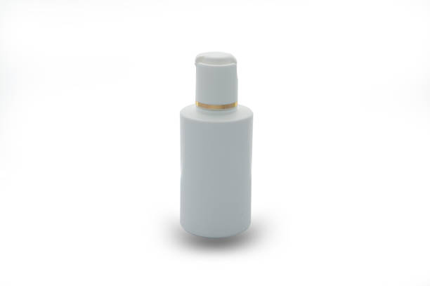 istock white and in color non transparent bottle for cosmetics without sticker 1300181885