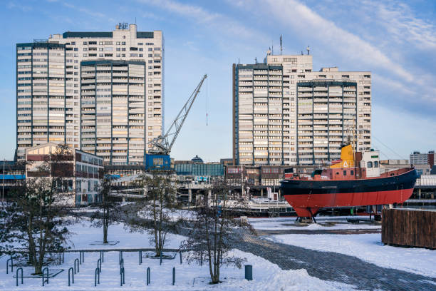 istock Bremerhaven in the snow 1300193299