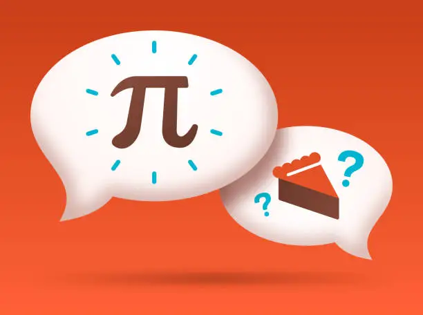 Vector illustration of Pi Day