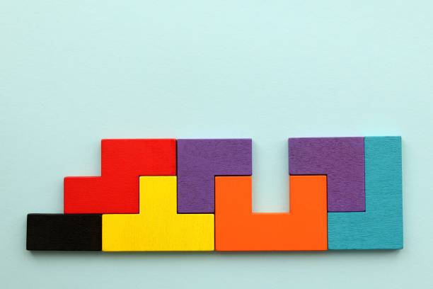 Wooden Geometric Shapes, Toy Blocks