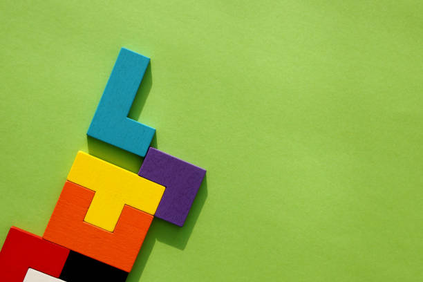 istock Wooden Geometric Shapes, Toy Blocks 1300199817