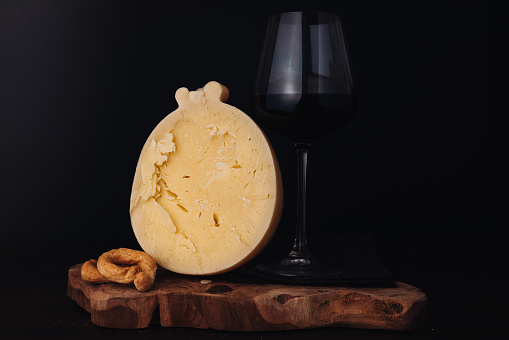 Delicious Caciocavallo, a traditional tasty cheese from Puglia region