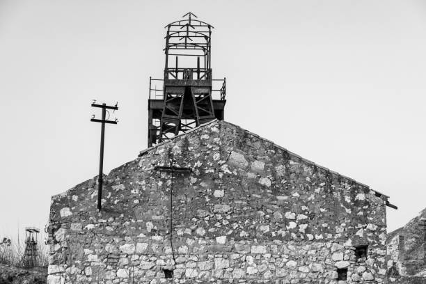 istock Abandoned sulphur mining complex Trabia Tallarita in Riesi, Sicily, Italy 1300205845