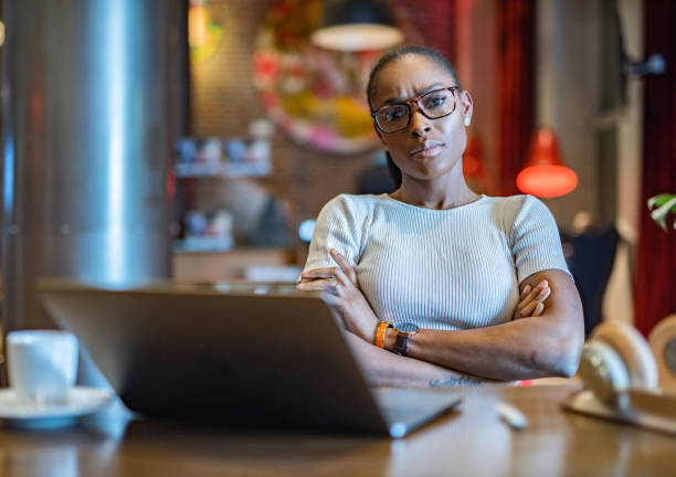 istock She gets it done, whatever it takes, serious female manager. 1300207105