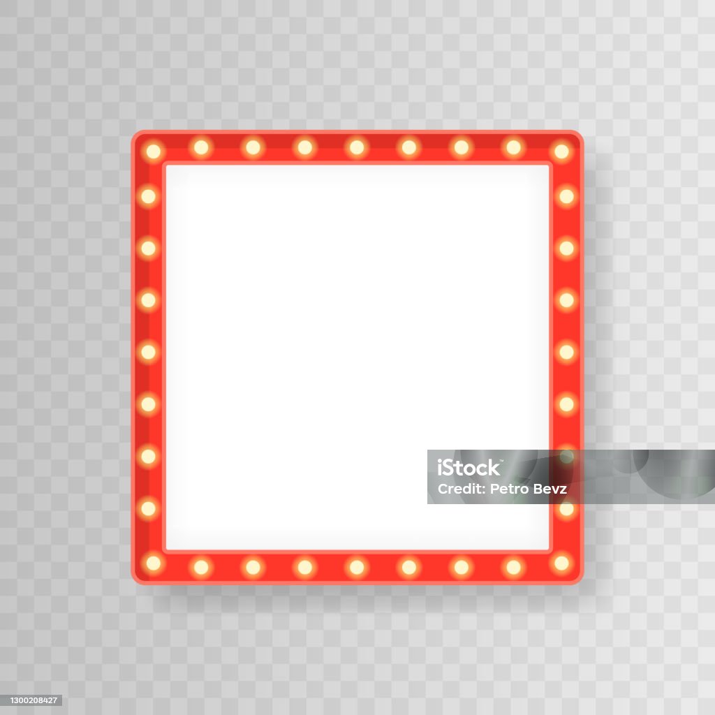 Bảng Quảng Cáo Lightbox Với Nền Trong Suốt Trống Rỗng Khung Bóng ...