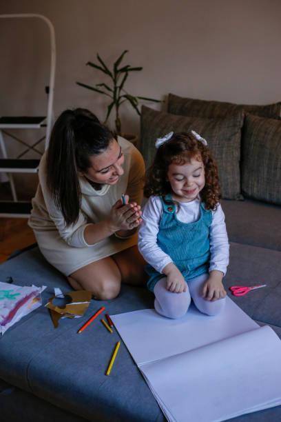 istock Staying and playing at home stock photo 1300214084