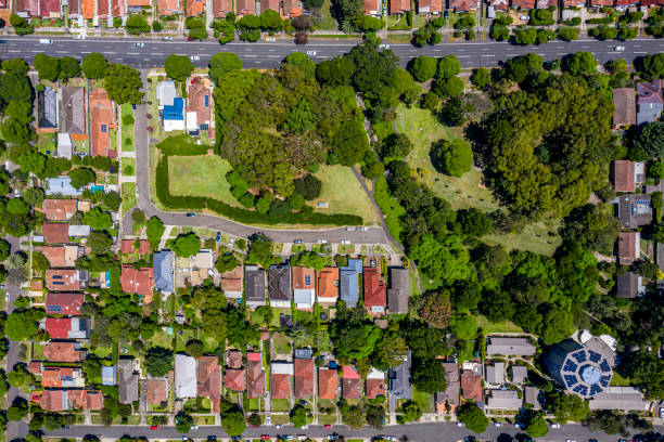 istock Sydney Suburb overhead perspective roof tops 1300219662