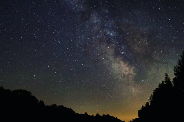 istock Night sky with the Milky Way in Minnesota 1300249946