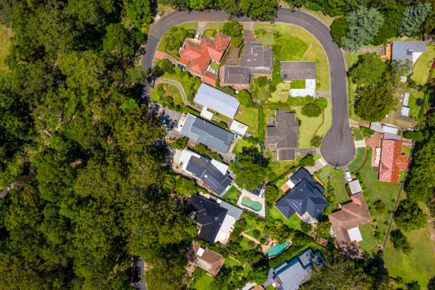istock Sydney Suburb overhead perspective roof tops 1300255590