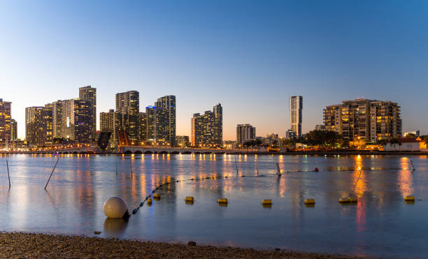 istock Twilight at Biscayne Bay Florida - USA 1300262111