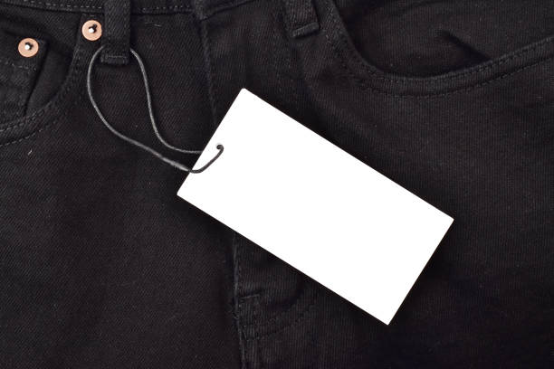 istock blank price tag on jeans 1300262278