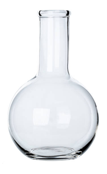 istock Laboratory glassware for liquids on white background 1300264953