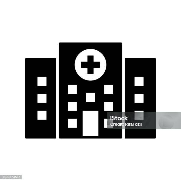 Ilustración de Plantilla De Ilustración Vectorial De Diseño De Iconos Del Hospital y más Vectores Libres de Derechos de Hospital
