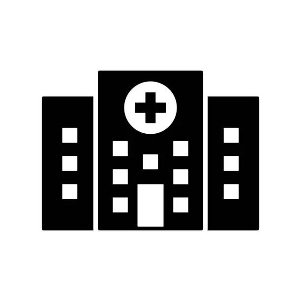 Vector illustration of Hospital Icon Design Vector Illustration Template